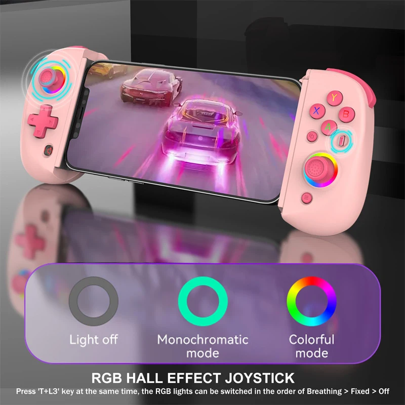 NEW BSP D8 RGB Tablet Controller Wireless Handle for Switch Game BT-Compatible Stretching Joystick for P3 P4 Android IOS Gamepad
NEW BSP D8 RGB Tablet Controller Wireless Handle for Switch Game BT-Compatible Stretching Joystick for P3 P4 Android IOS Gamepad