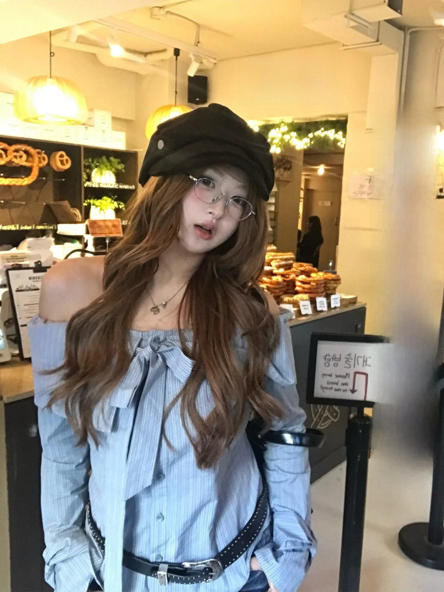 Slimming Effect Shirt Set with Bowknot And Stripe Waist Cinching One Shoulder Design Korean Style Casual Cotton Women's Top
Slimming Effect Shirt Set with Bowknot And Stripe Waist Cinching One Shoulder Design Korean Style Casual Cotton Women's Top