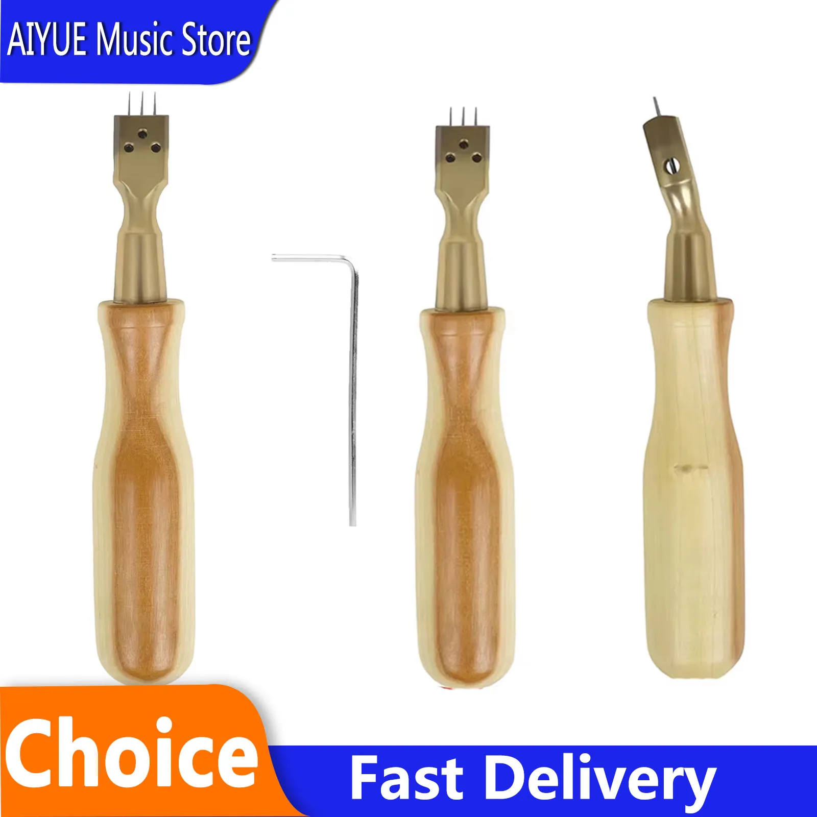 IRIN Piano Picker Hammer String Tuning Pin with Hardwood Handle Piano Maintenance Tuning Tool Parts Keyboard Instrument Parts