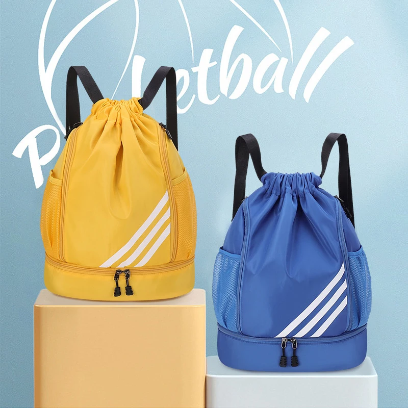 Waterproof Drawstring Backpack Large Capacity Sports Bag for Basketball Football Training, Outdoor Hiking & Climbing Backpack
Waterproof Drawstring Backpack Large Capacity Sports Bag for Basketball Football Training, Outdoor Hiking & Climbing Backpack