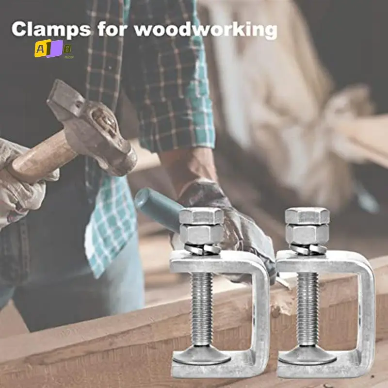 A08F-6 Pcs 1 Inch Stainless Steel Small C-Clamp For Woodworking Clamp Mini Desk Tiger-Clamp
A08F-6 Pcs 1 Inch Stainless Steel Small C-Clamp For Woodworking Clamp Mini Desk Tiger-Clamp