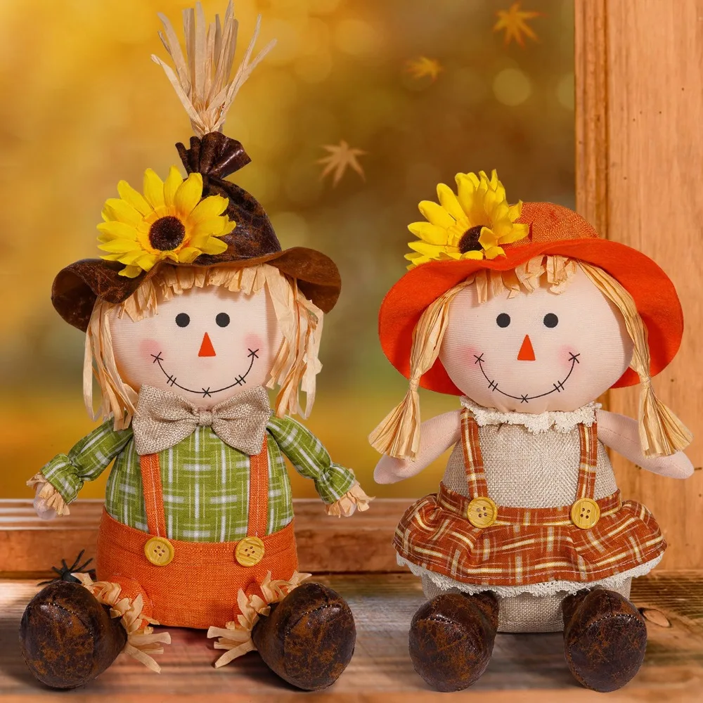 Doll Ornaments Cute Scarecrow Gnome Doll Stuffed Blessing Autumn Dwarf Doll Plush Gnome Doll Plushies Holiday Supplies
Doll Ornaments Cute Scarecrow Gnome Doll Stuffed Blessing Autumn Dwarf Doll Plush Gnome Doll Plushies Holiday Supplies