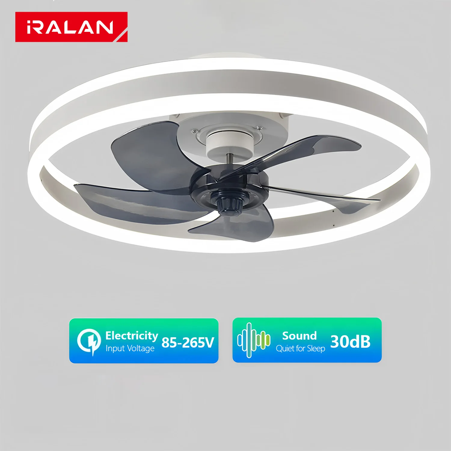 Silent Ceiling Fan with Light Intelligent Ceiling Lamp Remote Smart Reversible Motor Suitable for Summer/Winter Electric Fan
Silent Ceiling Fan with Light Intelligent Ceiling Lamp Remote Smart Reversible Motor Suitable for Summer/Winter Electric Fan