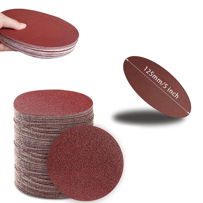 10 Pcs 5 Inch Hook & Loop Sanding Discs Aluminium Oxide Sandpaper 40-2000 Grit for Abrasive Drill Grinder Rotary Tools
10 Pcs 5 Inch Hook & Loop Sanding Discs Aluminium Oxide Sandpaper 40-2000 Grit for Abrasive Drill Grinder Rotary Tools