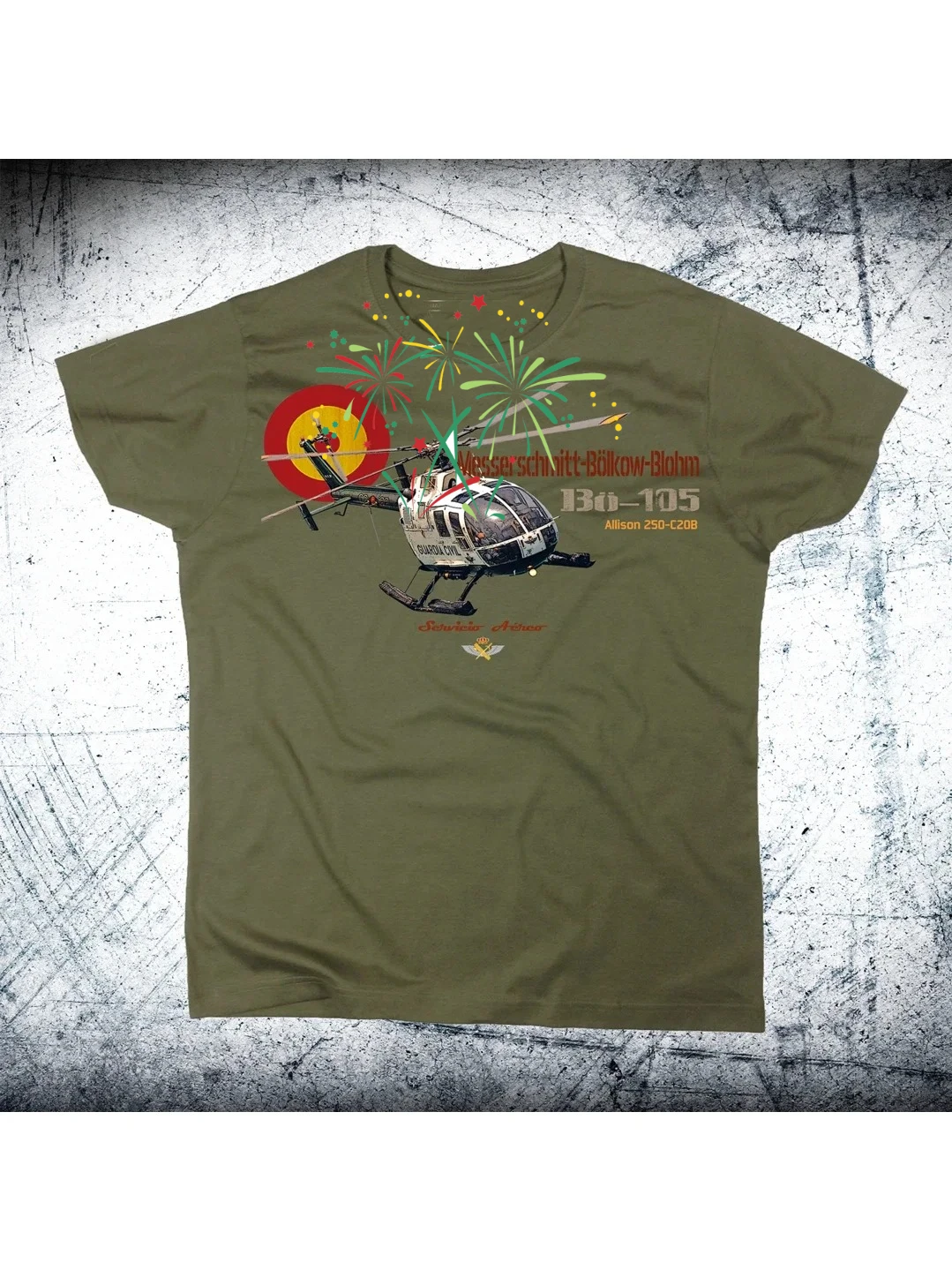 Spanish Guardia Civil Española Bö-105 Helicopter T-Shirt. Summer Cotton Short Sleeve O-Neck Mens T Shirt New S-3XL
Spanish Guardia Civil Española Bö-105 Helicopter T-Shirt. Summer Cotton Short Sleeve O-Neck Mens T Shirt New S-3XL