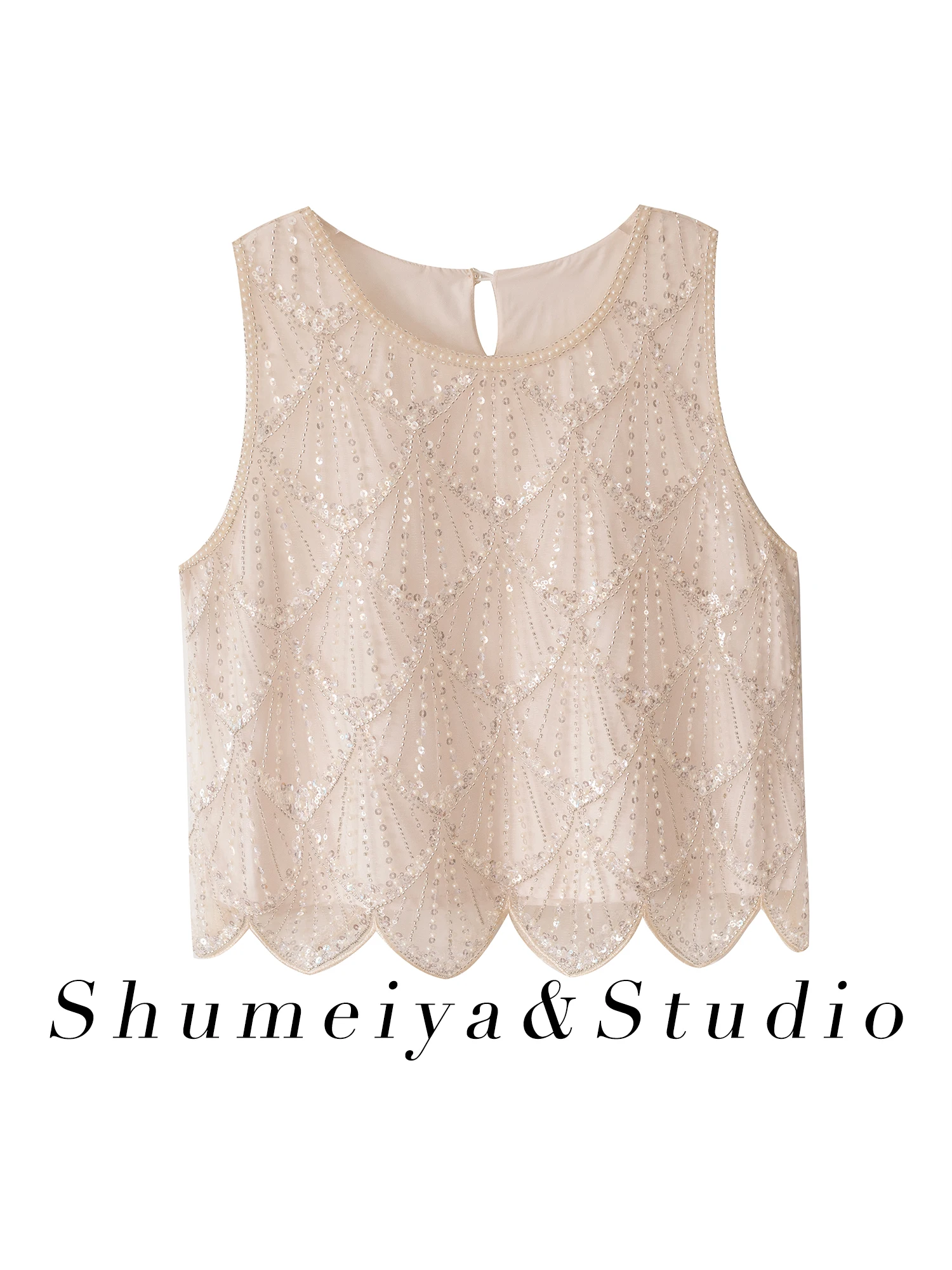 iny с блестками и жемчугом, топ для похудения, кружевной жилет, верхняя одежда, женская модная одежда Ele, высококачественная свободная посадка, ort S...
iny с блестками и жемчугом, топ для похудения, кружевной жилет, верхняя одежда, женская модная одежда Ele, высококачественная свободная посадка, ort S...