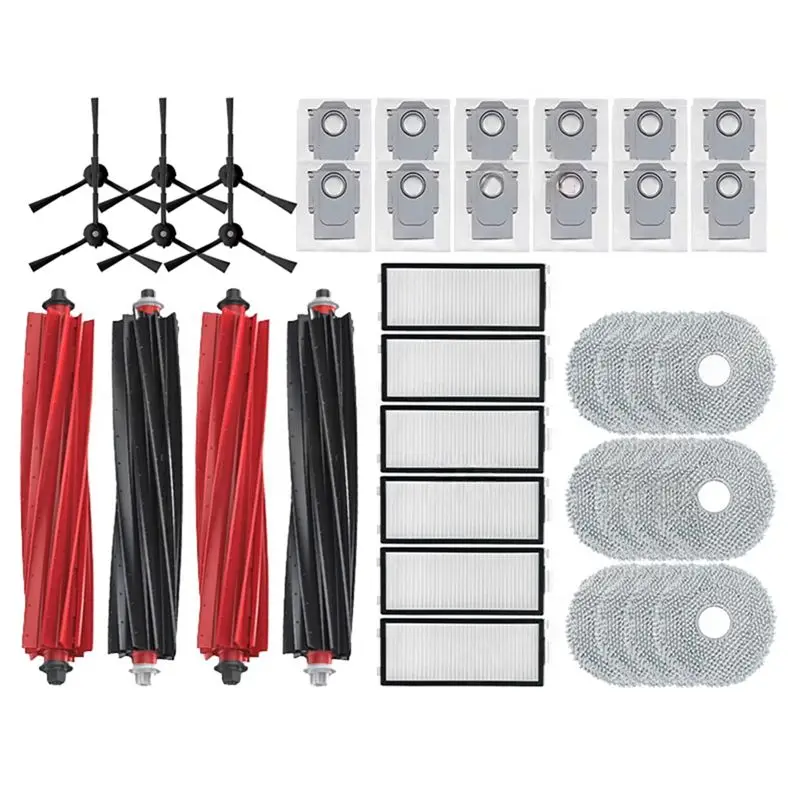 ABXH For Roborock Qrevo Master Replacement Accessories- Main Brush, Side Brush, HEPA Filter, Mop Pads& Dust Bag Spare
ABXH For Roborock Qrevo Master Replacement Accessories- Main Brush, Side Brush, HEPA Filter, Mop Pads& Dust Bag Spare