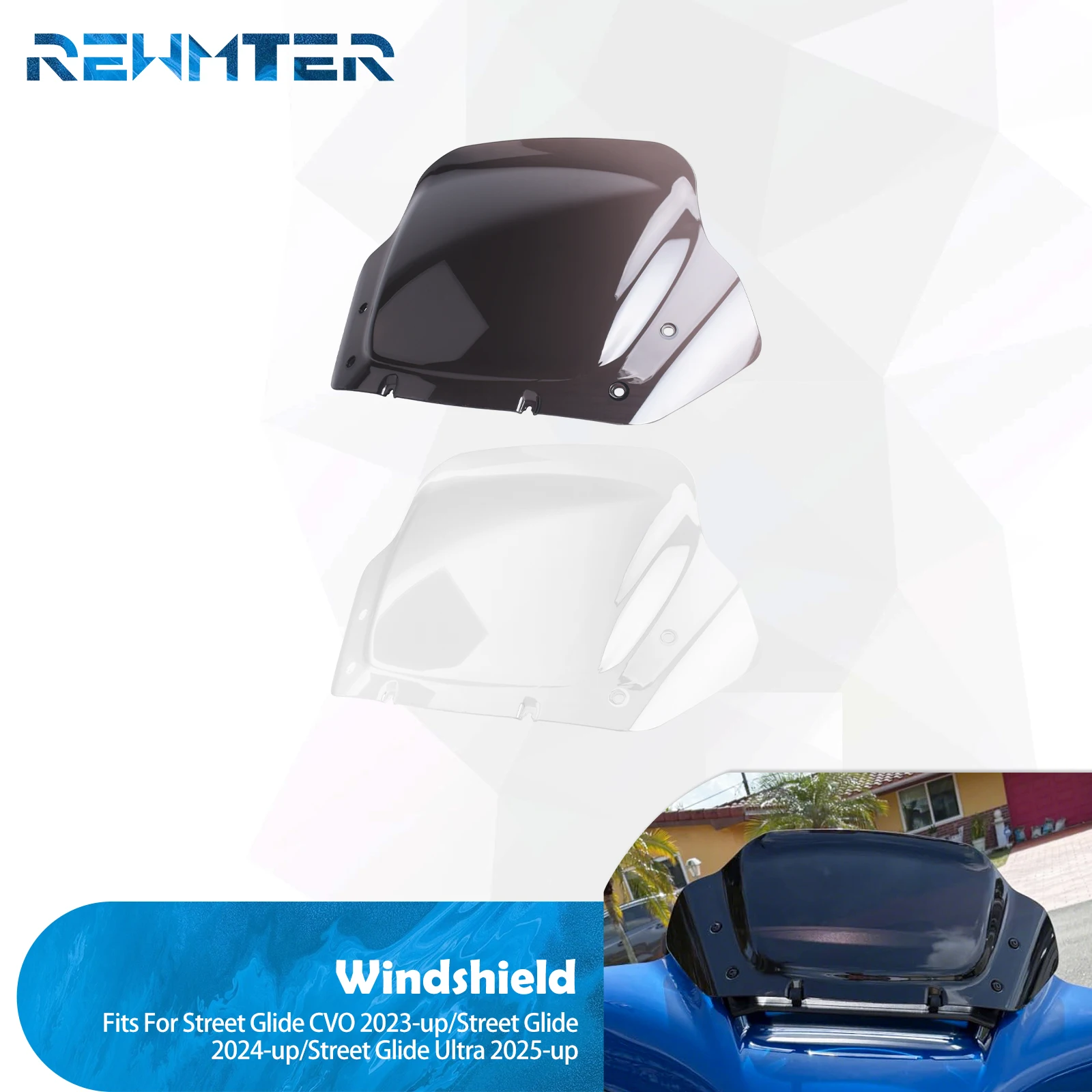 Motorcycle Front Windshield 14" Upper Fairing Windscreen Deflector For Harley Touring Street Glide FLHX CVO 2023 2024 Wind Cover
Motorcycle Front Windshield 14" Upper Fairing Windscreen Deflector For Harley Touring Street Glide FLHX CVO 2023 2024 Wind Cover