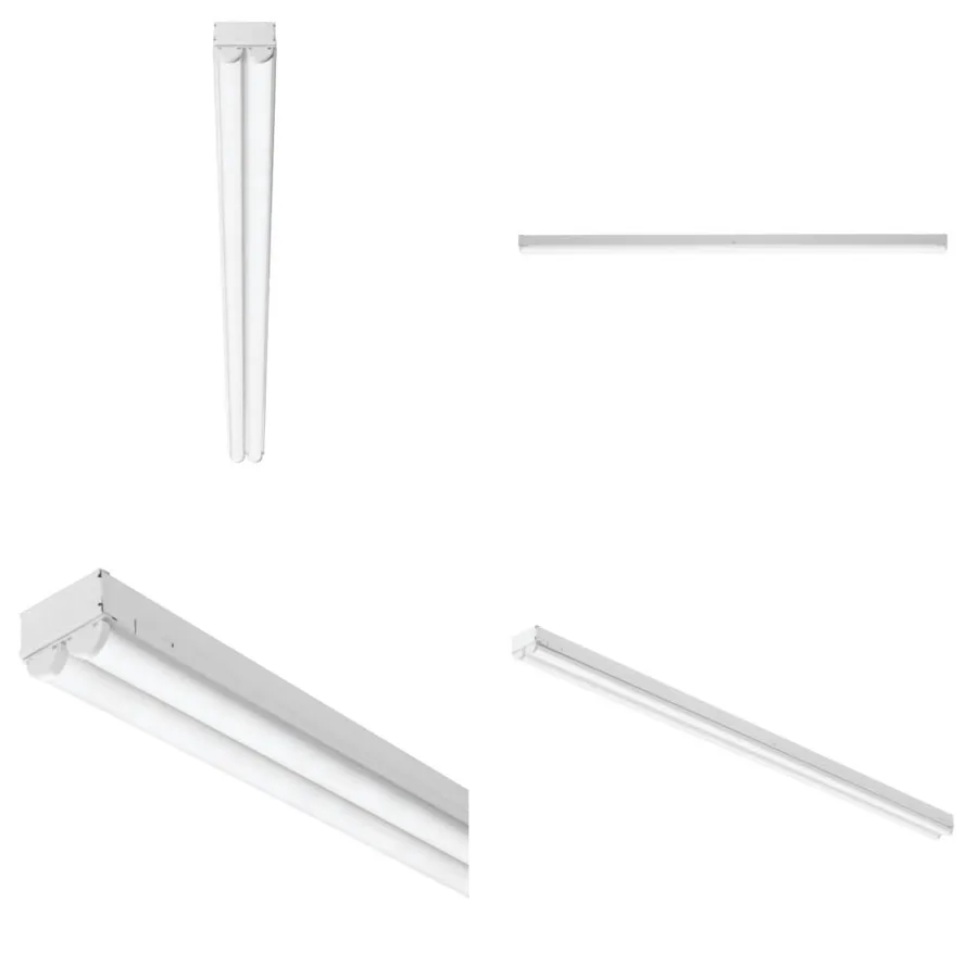 2 Light LED Strip Light, 4 Foot LED Ceiling Lighting Fixture, 4500 Lumens, 4000K, 80CRI, 35W, Kitchen and Garage Use MNSL L48 2
2 Light LED Strip Light, 4 Foot LED Ceiling Lighting Fixture, 4500 Lumens, 4000K, 80CRI, 35W, Kitchen and Garage Use MNSL L48 2