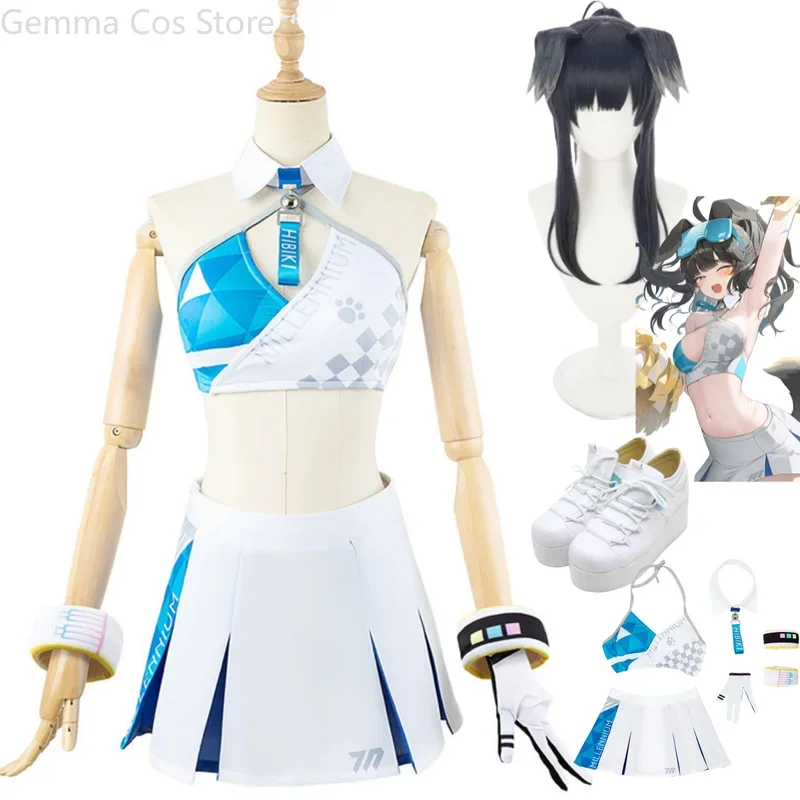 Anime Game Blue Archive Nekozuka Hibiki Cosplay Costume Wig Cheerleading Team Skirt Shoes Woman Sexy Kawaii Sports Meet Suit
Anime Game Blue Archive Nekozuka Hibiki Cosplay Costume Wig Cheerleading Team Skirt Shoes Woman Sexy Kawaii Sports Meet Suit