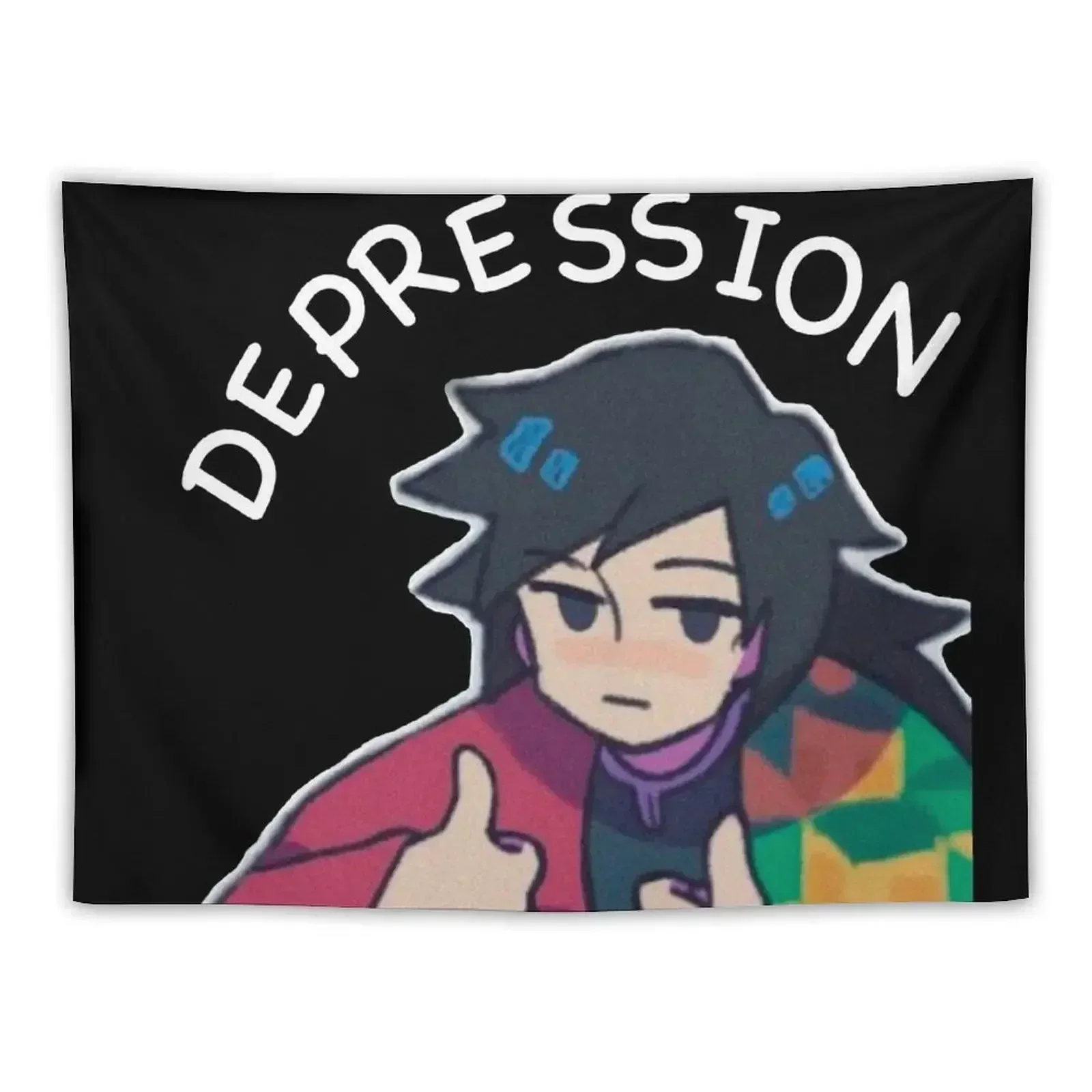 Fight against depression black background Tapestry Decoration For Home Room Aesthetic Aesthetic Room Decoration Tapestry
Fight against depression black background Tapestry Decoration For Home Room Aesthetic Aesthetic Room Decoration Tapestry
