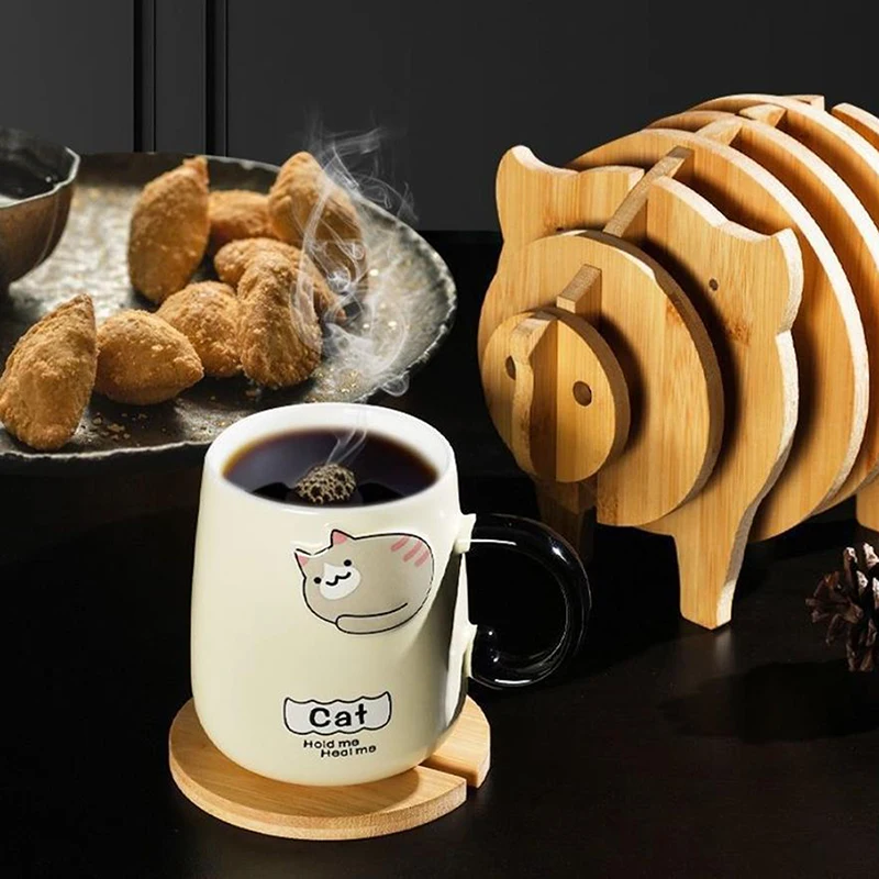 Bamboo Creative Coaster & Insulation Mat Set, Heat-Resistant Place Mat for Dining Table, Plate or Bowl
Bamboo Creative Coaster & Insulation Mat Set, Heat-Resistant Place Mat for Dining Table, Plate or Bowl