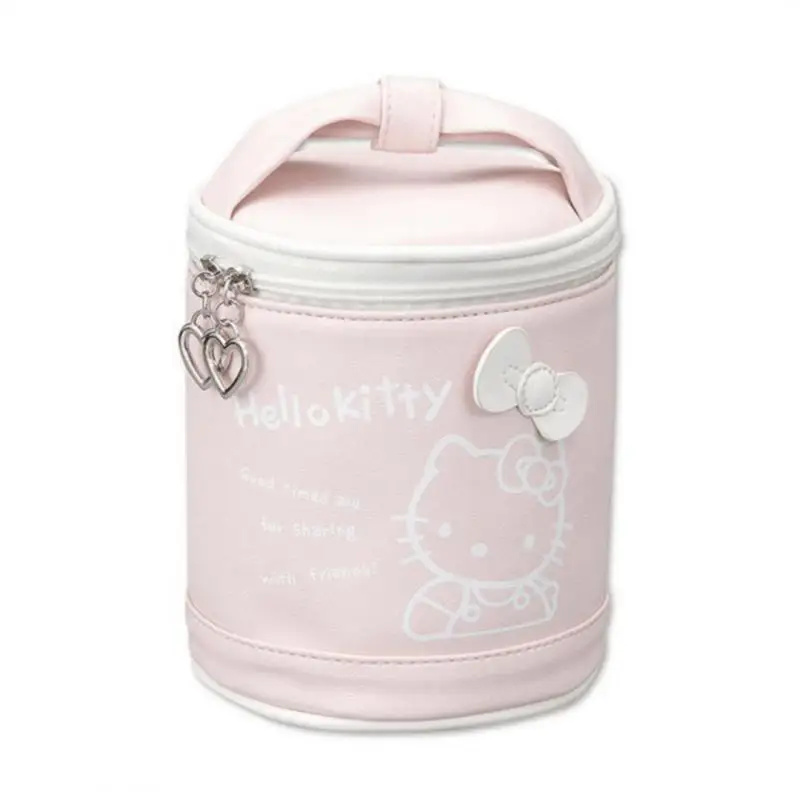 Косметичка Hello Kitty's Sanrios с мультяшным принтом, портативный цилиндр для хранения, портативные сумки для женщин, набор инструментов для макияжа
Косметичка Hello Kitty's Sanrios с мультяшным принтом, портативный цилиндр для хранения, портативные сумки для женщин, набор инструментов для макияжа