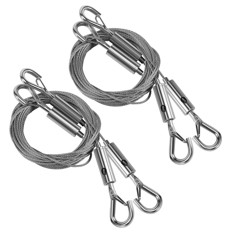 4 Pcs Heavy Duty Stainless Steel Wire Rope Picture Hanging Wire Stainless Steel Holds Up To 60Lbs
4 Pcs Heavy Duty Stainless Steel Wire Rope Picture Hanging Wire Stainless Steel Holds Up To 60Lbs