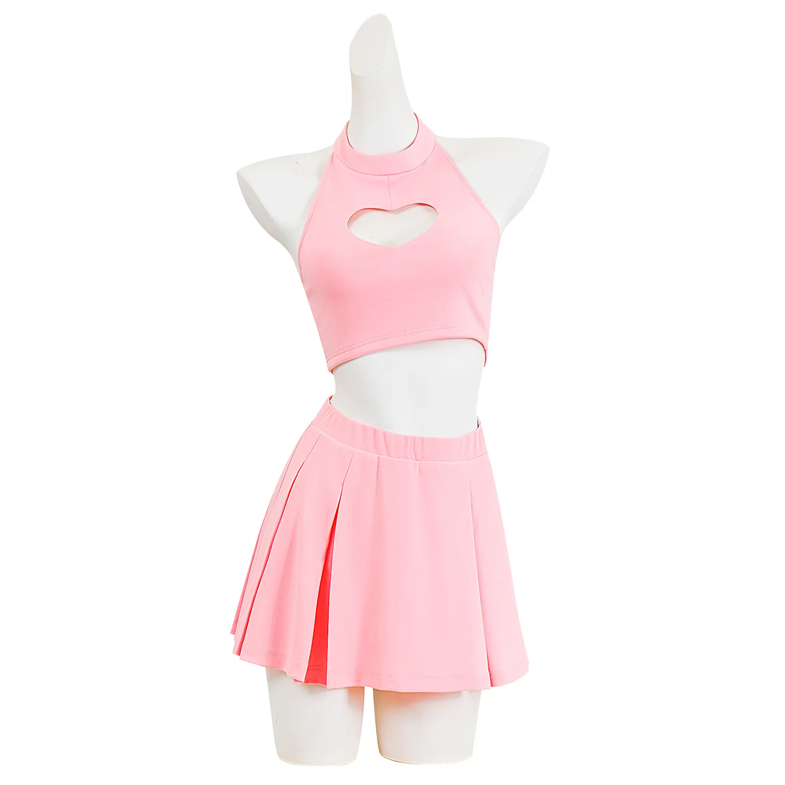 Death Note Misa Amane Cosplay Costume Pink Heart Dress Set Cheerleader Skirt Outfit
Death Note Misa Amane Cosplay Costume Pink Heart Dress Set Cheerleader Skirt Outfit