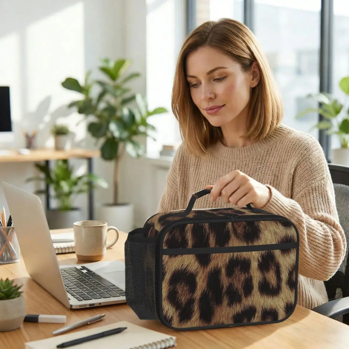 Leopard Print Animal Skin Insulated Lunch Bag for Kids School Cooler Thermal Food Box Tote Portable Lunch Boxes Container
Leopard Print Animal Skin Insulated Lunch Bag for Kids School Cooler Thermal Food Box Tote Portable Lunch Boxes Container