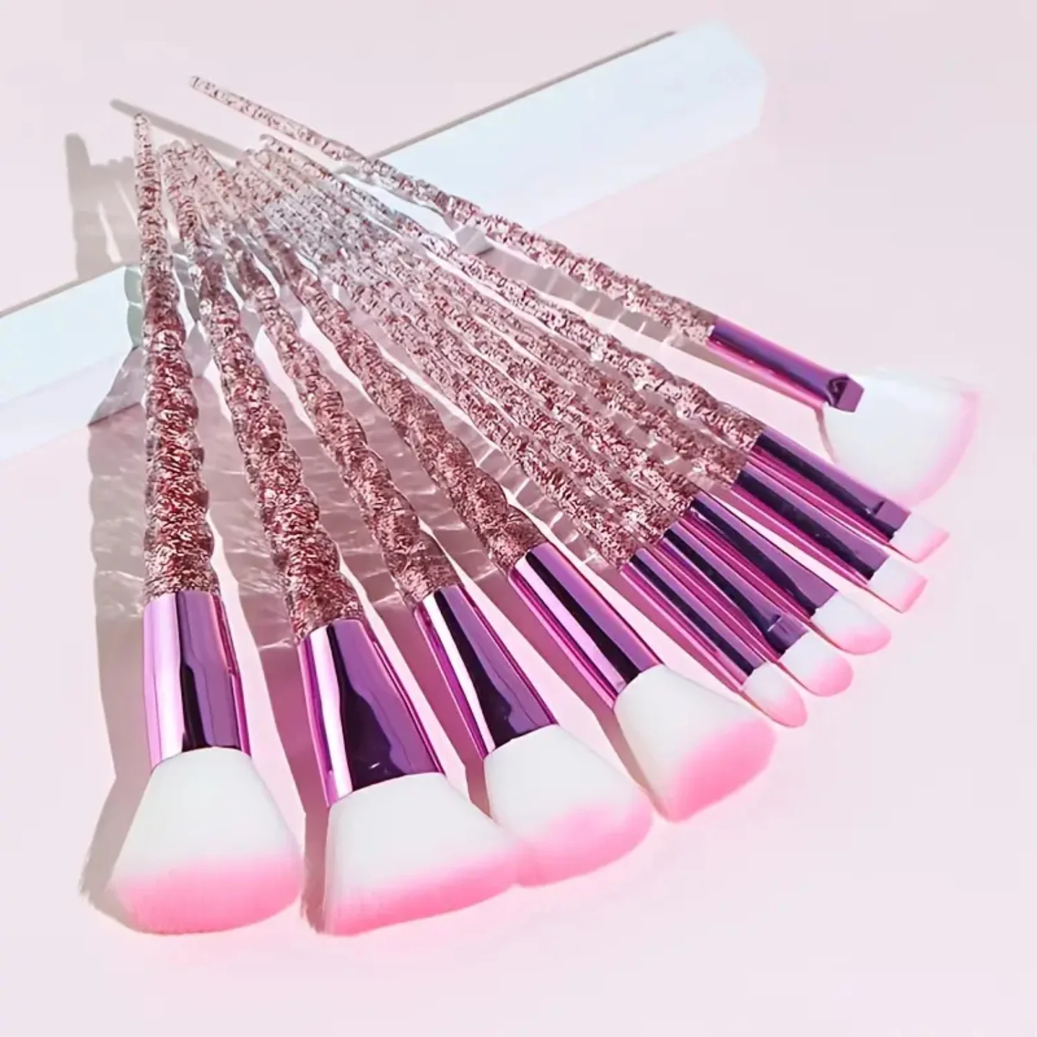 10Pcs Mermaid Pro Makeup Brushes Set for Foundation Blending Powder Eyeshadow Concealer Blush - Premium Cosmetics Make Up Tools
10Pcs Mermaid Pro Makeup Brushes Set for Foundation Blending Powder Eyeshadow Concealer Blush - Premium Cosmetics Make Up Tools