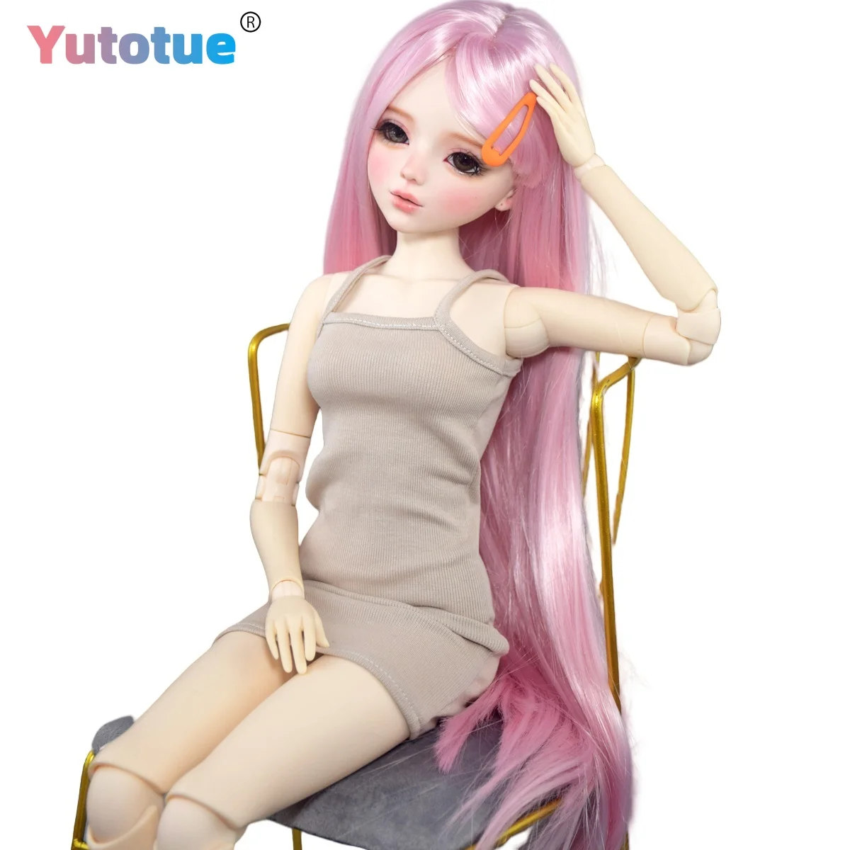 YUTOTUE 56 см, женская кукла, игрушечное платье, сапоги на высоком каблуке, прямой длинный парик, реалистичный макияж, 1/3 куклы BJD
YUTOTUE 56 см, женская кукла, игрушечное платье, сапоги на высоком каблуке, прямой длинный парик, реалистичный макияж, 1/3 куклы BJD