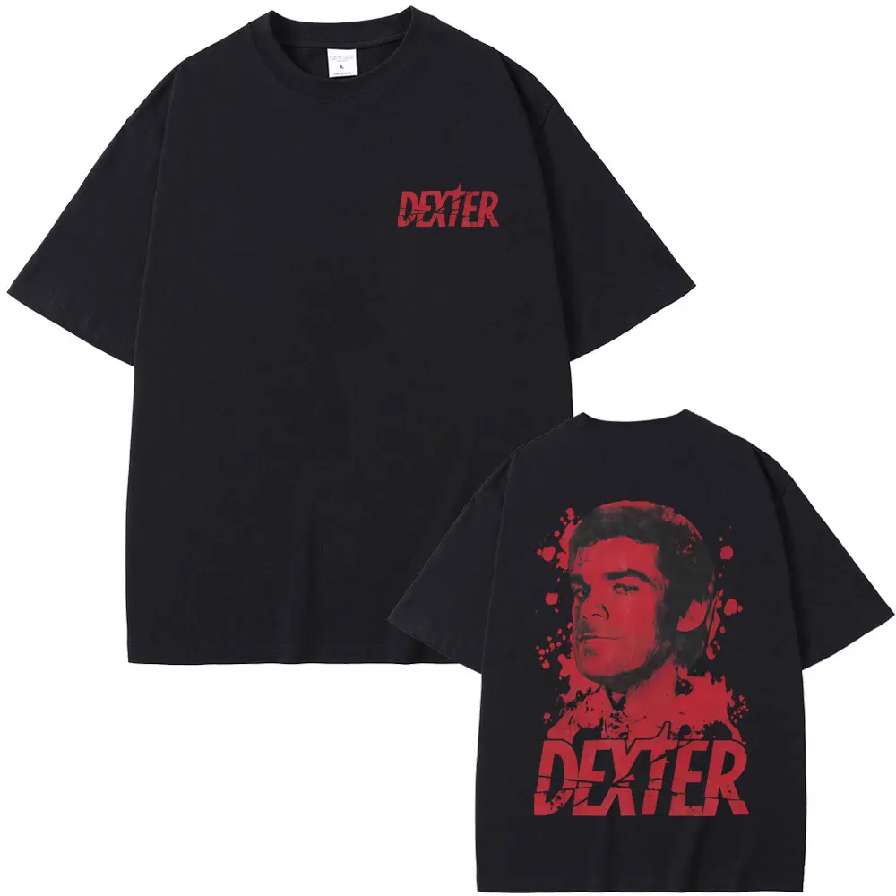 Dexter Morgan Face Graphic T-shirt The Bay Harbour Butcher T-shirts Summer Men Women Casual Cotton Vintage Short Sleeve T Shirt
Dexter Morgan Face Graphic T-shirt The Bay Harbour Butcher T-shirts Summer Men Women Casual Cotton Vintage Short Sleeve T Shirt
