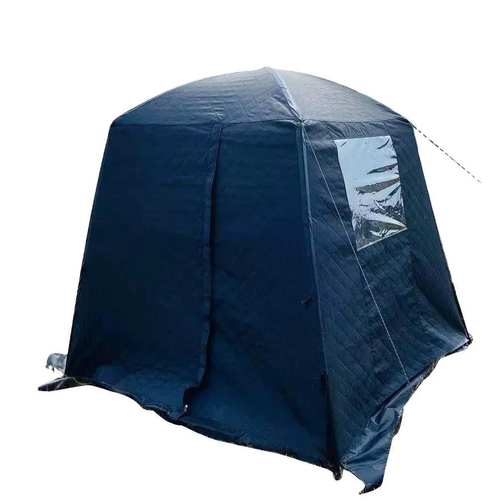OEM 3-4 people unique design portable Oxford with cotton TPU steam pop up sauna automatic outdoor camping tents
OEM 3-4 people unique design portable Oxford with cotton TPU steam pop up sauna automatic outdoor camping tents