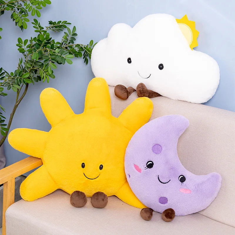 Stuffed Plush Toy Sun Star Moon Cloud Pillow Plush Toy Soft Pillow Cushion Throw Pillow Birthday Gift w2878
Stuffed Plush Toy Sun Star Moon Cloud Pillow Plush Toy Soft Pillow Cushion Throw Pillow Birthday Gift w2878
