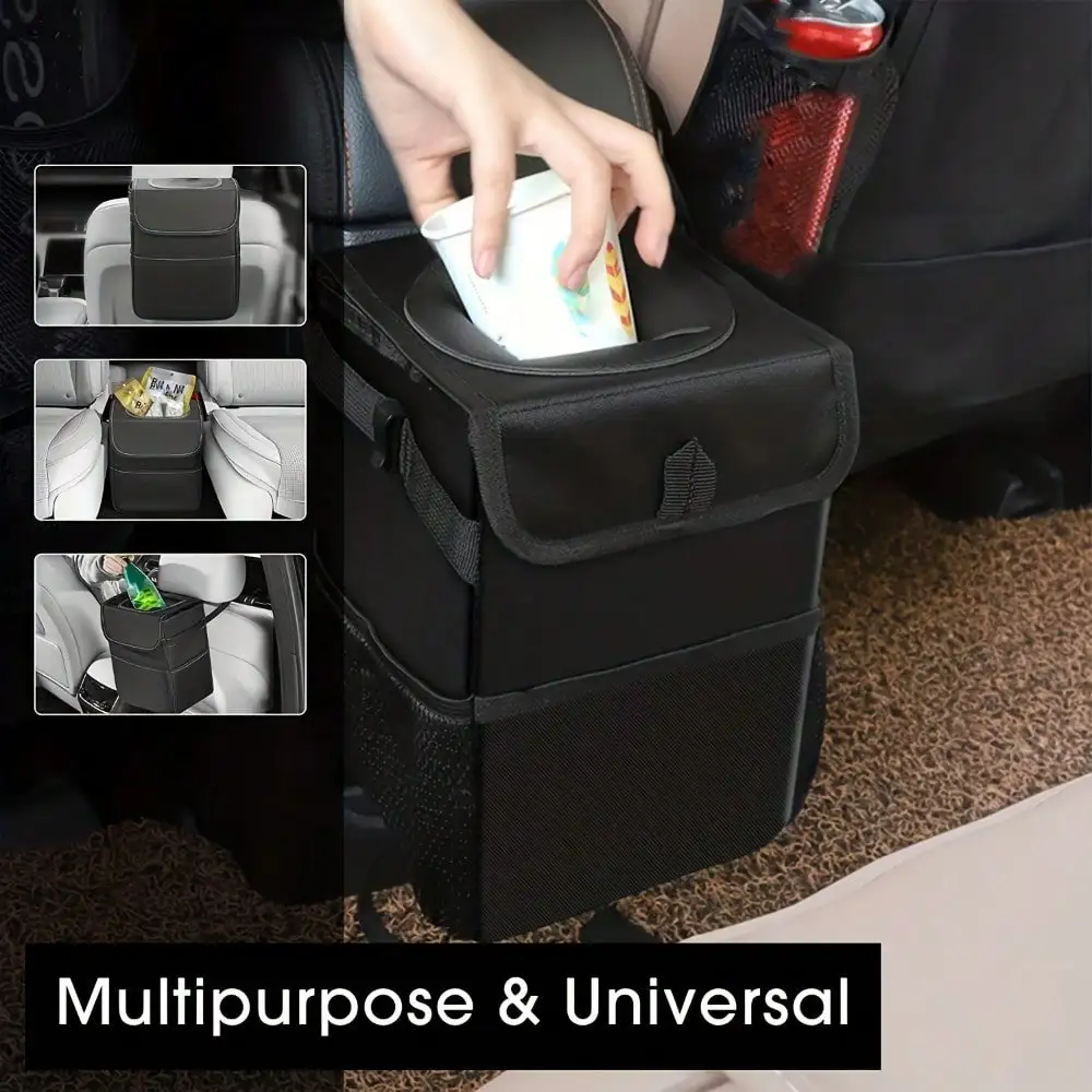 Waterproof Car Trash Can Bin, Auto Organizer Accessories, Garbage Bin, Car Storage Pockets, Closeable, Portable
Waterproof Car Trash Can Bin, Auto Organizer Accessories, Garbage Bin, Car Storage Pockets, Closeable, Portable