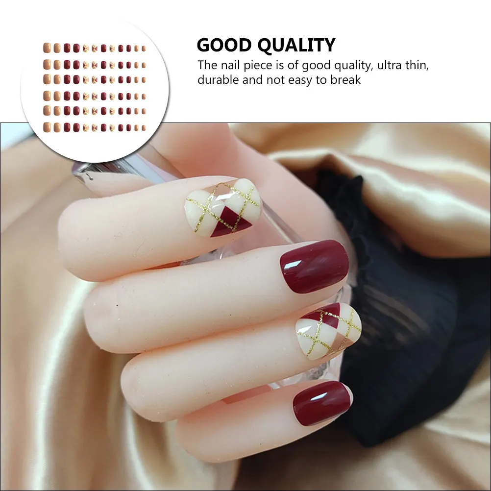 72pcs False Nails Full Cover Press On Fake Nail Tips for Nail Art Accessories Stylish Gifts Plastic Adjustable Trim File
72pcs False Nails Full Cover Press On Fake Nail Tips for Nail Art Accessories Stylish Gifts Plastic Adjustable Trim File