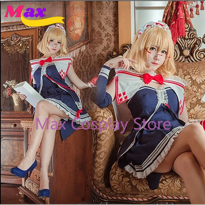 Max Cos Alice Margatroid Cosplay Costume Touhou Project Lovely Dress Uniform Hallowen Party Outfit Women Play Role Clothing New
Max Cos Alice Margatroid Cosplay Costume Touhou Project Lovely Dress Uniform Hallowen Party Outfit Women Play Role Clothing New