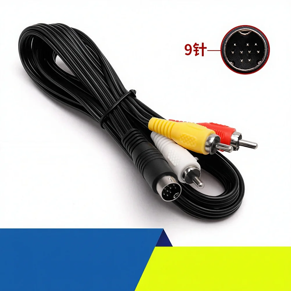 30 pcs 1.8m 9-Pin AV RCA Audio Video Cable for Sega Genesis 2 3 / Mega Drive 2 3 Composite Cord
30 pcs 1.8m 9-Pin AV RCA Audio Video Cable for Sega Genesis 2 3 / Mega Drive 2 3 Composite Cord