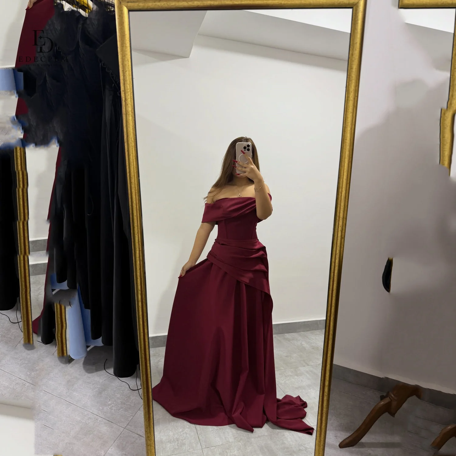EDECPBM Vestidos De Festa Роскошные женские вечерние платья для особых случаев Атласные элегантные вечерние платья 2025 года فساتين سهرة
EDECPBM Vestidos De Festa Роскошные женские вечерние платья для особых случаев Атласные элегантные вечерние платья 2025 года فساتين سهرة