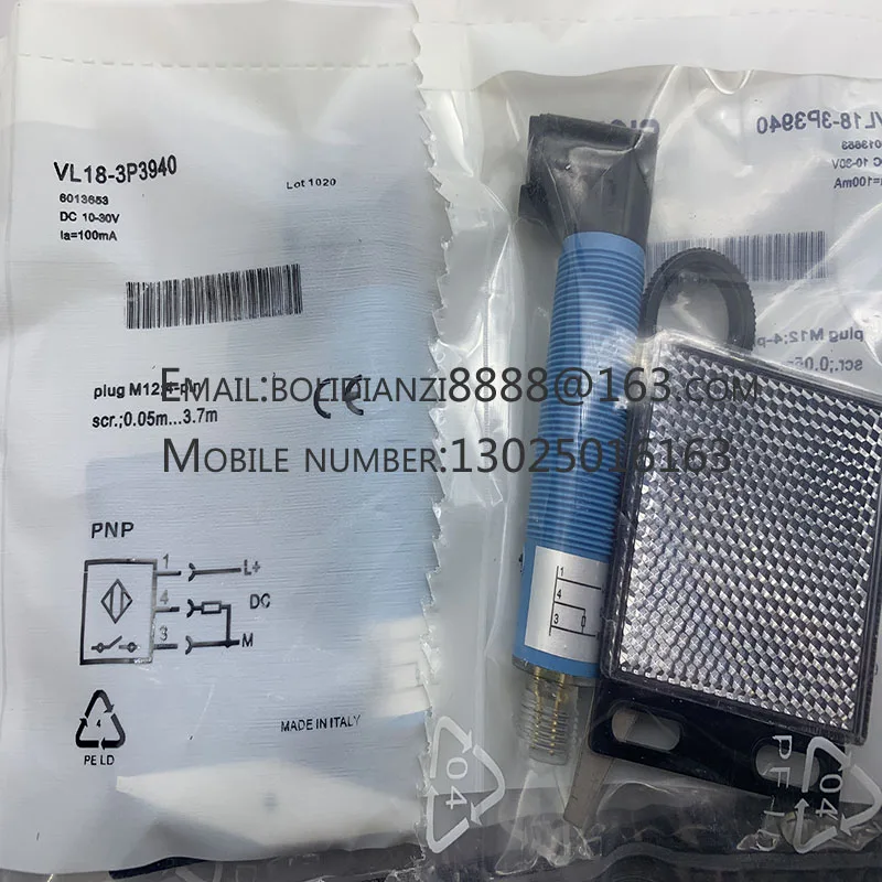 VL18-3P3940 VL18-3N3940 Совершенно новый оригинальный фотоэлектрический переключатель
VL18-3P3940 VL18-3N3940 Совершенно новый оригинальный фотоэлектрический переключатель