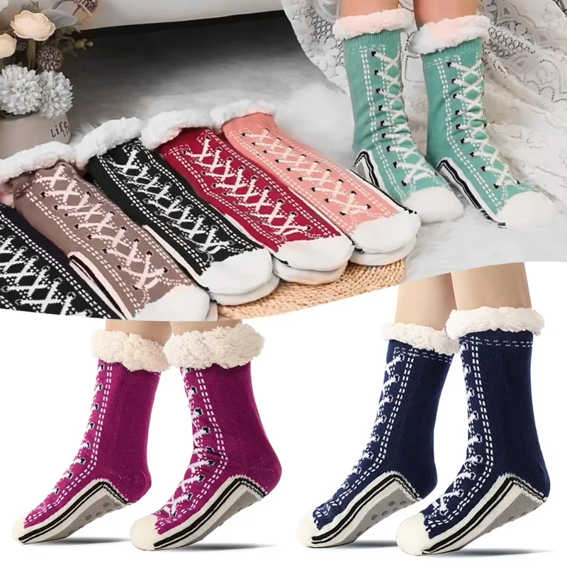 Outdoor Winter Sports Thermal Fluffy Socks Womens Winter Warm Sock Soft Female Gifts Non Slip Grip Floor Funny Slipper Sock
Outdoor Winter Sports Thermal Fluffy Socks Womens Winter Warm Sock Soft Female Gifts Non Slip Grip Floor Funny Slipper Sock