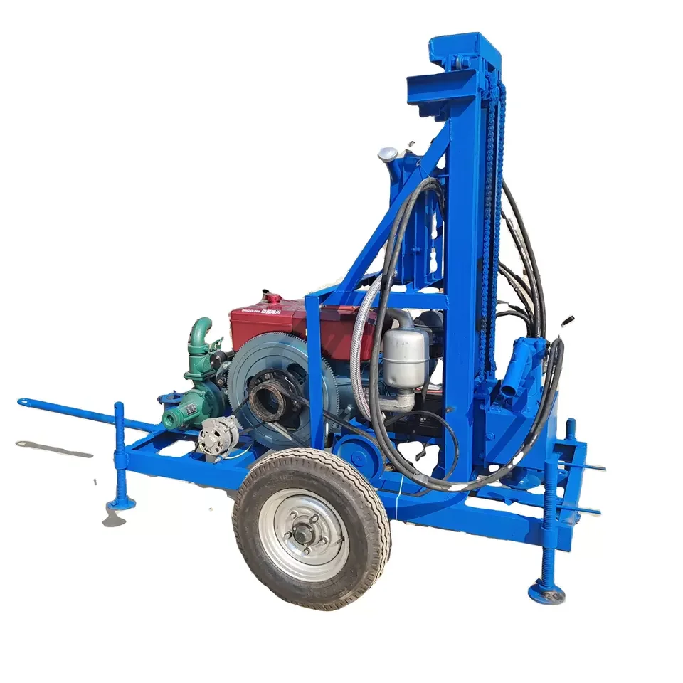 Multifunctional 22HP Water Well Drilling Rig Portable Hydraulic Borehole Machine for Small Projects
Multifunctional 22HP Water Well Drilling Rig Portable Hydraulic Borehole Machine for Small Projects