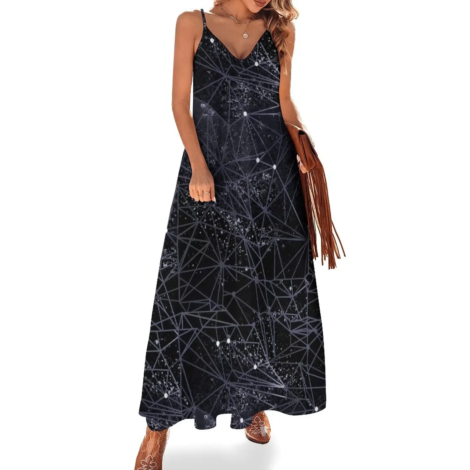 geometry of space Sleeveless Dress clothes Clothing female summer woman dress 2024
geometry of space Sleeveless Dress clothes Clothing female summer woman dress 2024