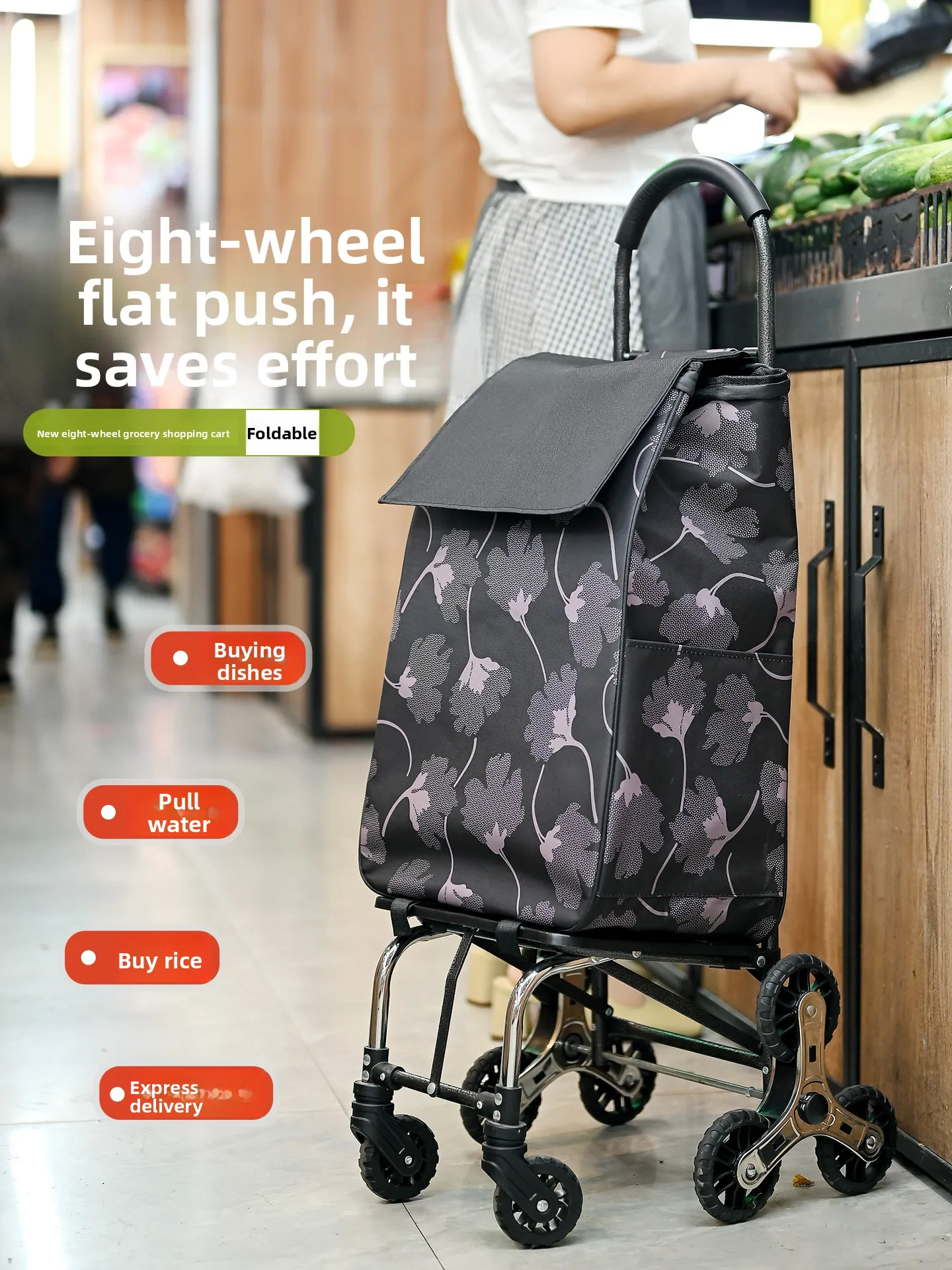 Корзина для покупок Маленькая тележка для покупок Складная портативная тележка для покупок Бытовая пожилая машина Маленький прицеп Тележка с тягой Тележка для скалолазания
Корзина для покупок Маленькая тележка для покупок Складная портативная тележка для покупок Бытовая пожилая машина Маленький прицеп Тележка с тягой Тележка для скалолазания