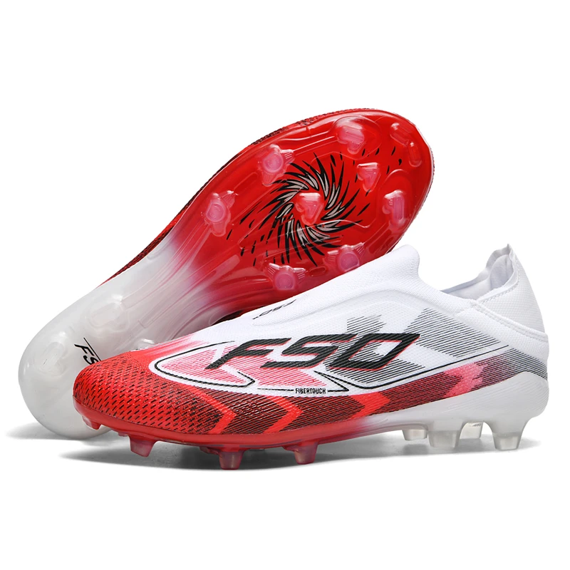 Laceless Mens Soccer Shoes Boys F50 TF/FG Training Football Sneakers for Youth Turf Soccer Cleats Chuteira Campo 35-45
Laceless Mens Soccer Shoes Boys F50 TF/FG Training Football Sneakers for Youth Turf Soccer Cleats Chuteira Campo 35-45