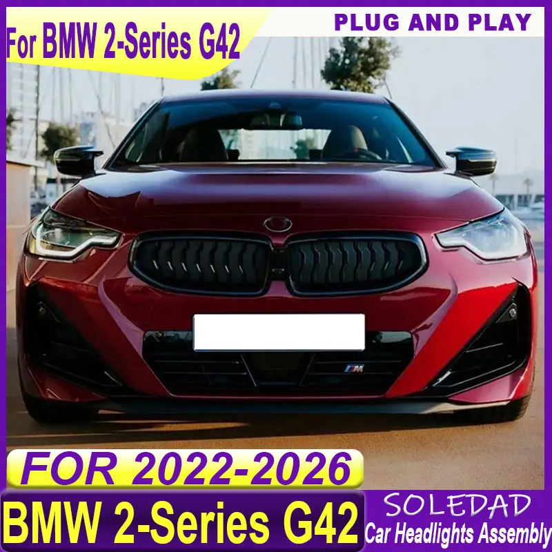 Car Headlight For BMW 2 Series G42 G87 M2 2022-2025 headlights assembly Upgrade to Premium LED Scoop headlights Assemblies
Car Headlight For BMW 2 Series G42 G87 M2 2022-2025 headlights assembly Upgrade to Premium LED Scoop headlights Assemblies