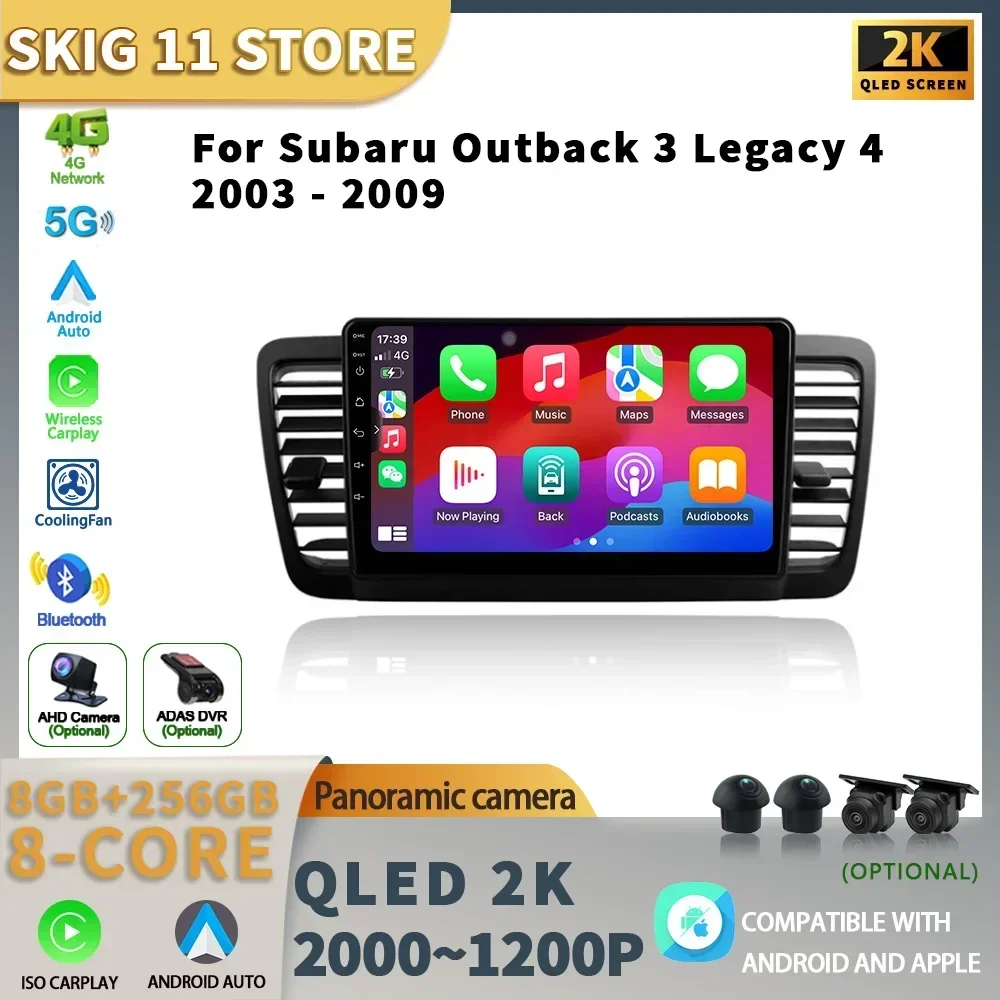 9 inch 2 Din Android 13 Screen 4G+WiFi carplay Car Radio Multimedia Navigation GPS For Subaru Outback 3 Legacy 4 Year 2003-2009
9 inch 2 Din Android 13 Screen 4G+WiFi carplay Car Radio Multimedia Navigation GPS For Subaru Outback 3 Legacy 4 Year 2003-2009