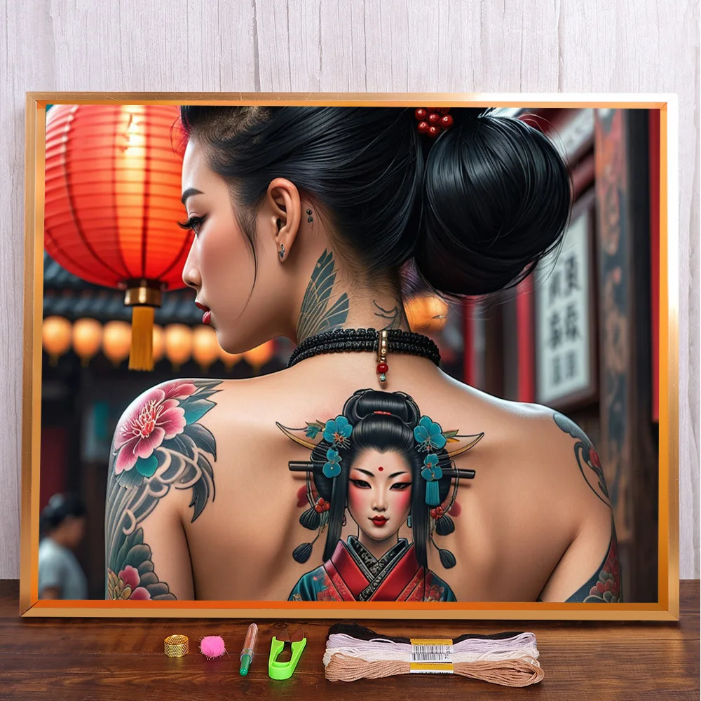 Scenery Japanese Girl Pre-Printed 11CT Cross-Stitch Kit DIY Embroidery Sewing Handiwork Craft Painting Stamped Wholesale Jewelry
Scenery Japanese Girl Pre-Printed 11CT Cross-Stitch Kit DIY Embroidery Sewing Handiwork Craft Painting Stamped Wholesale Jewelry