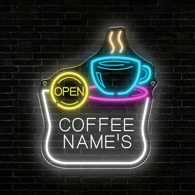 Custom Neon Signs Personalized Name LED Neon USB Powered Multi Font Color For Coffee Shop Shopping Mall Wall Decoration Lights
Custom Neon Signs Personalized Name LED Neon USB Powered Multi Font Color For Coffee Shop Shopping Mall Wall Decoration Lights