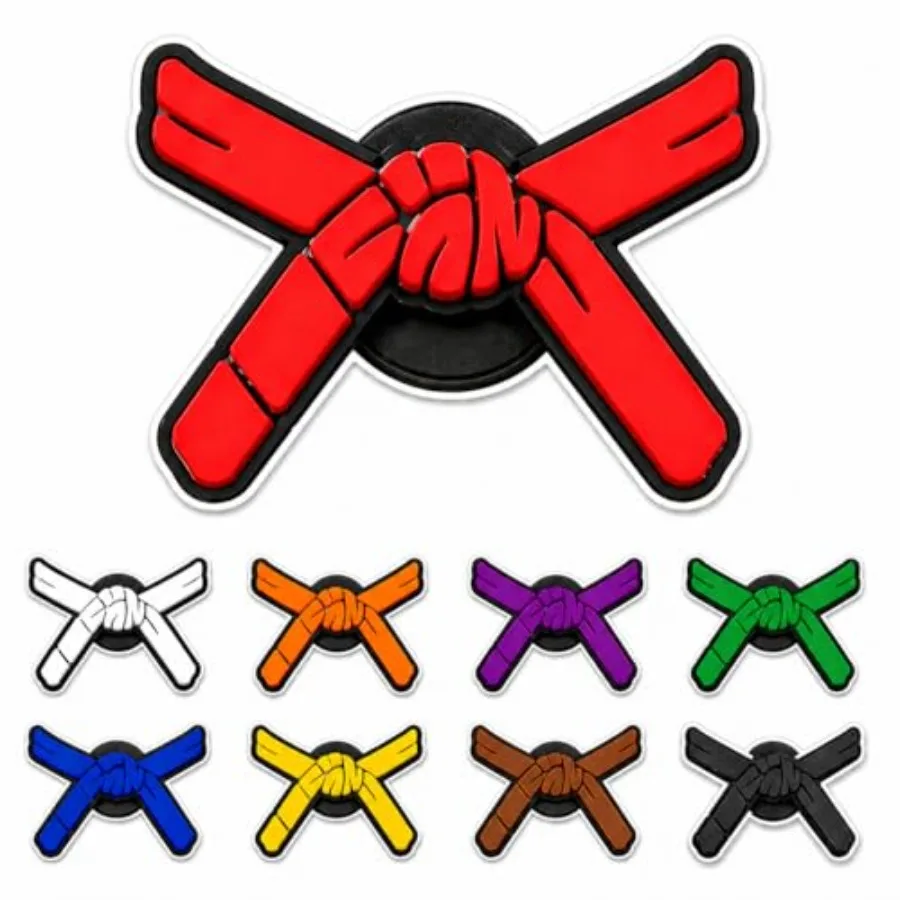 Taekwondo belt color shoe charm - Choose 1 belt color
Taekwondo belt color shoe charm - Choose 1 belt color
