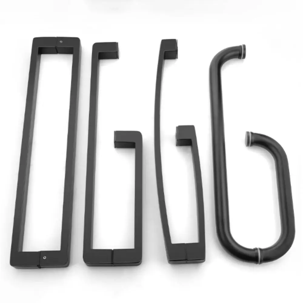 304 Stainless Steel Shower Room Handle Thickened Design Bright Black Finish Glass Door Handle Copper Core High-End Atmosphere
304 Stainless Steel Shower Room Handle Thickened Design Bright Black Finish Glass Door Handle Copper Core High-End Atmosphere