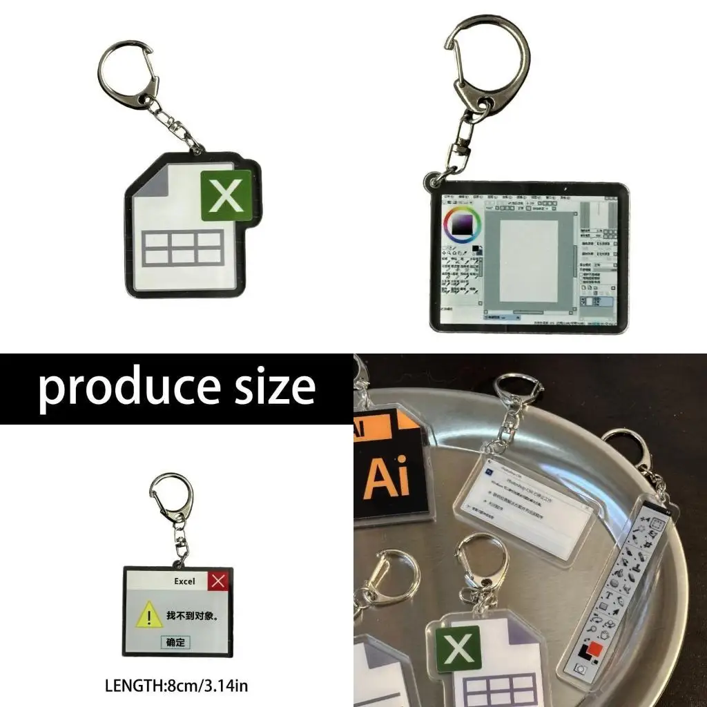 K3KF Car Decoration Acrylic Keychain Compact Size Easy Portability Gift for Birthdays Anniversaries Celebration
K3KF Car Decoration Acrylic Keychain Compact Size Easy Portability Gift for Birthdays Anniversaries Celebration