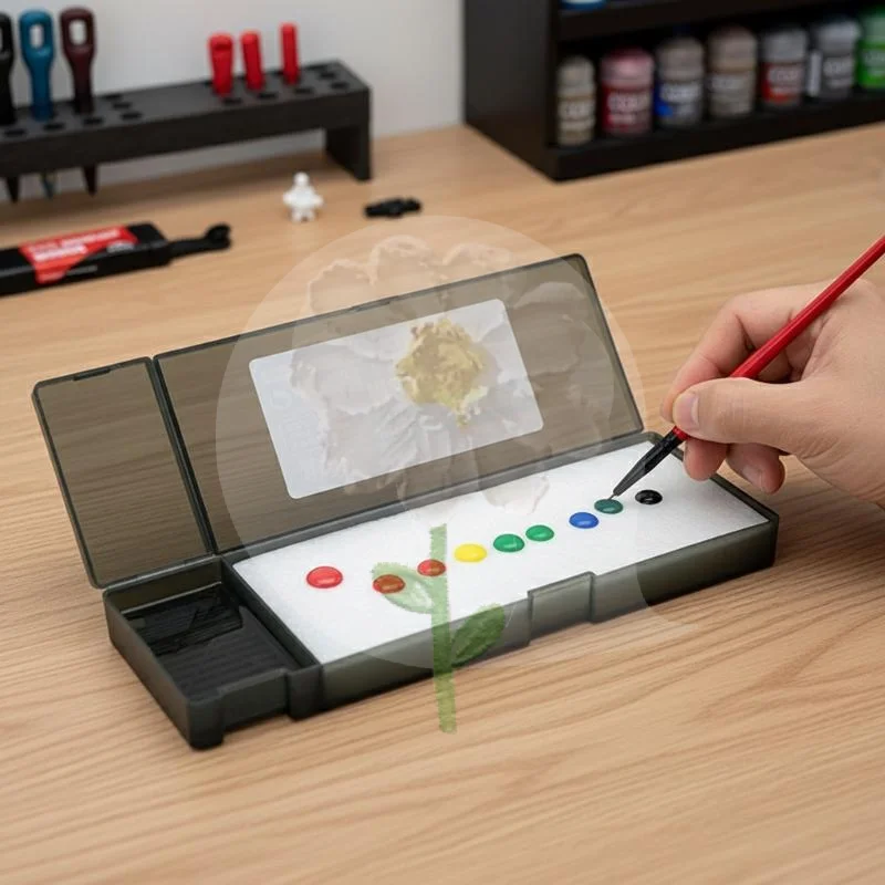 Wet paint modeling tool, portable acrylic painting model coloring, wet tray, wet tray, water-based paint rack
Wet paint modeling tool, portable acrylic painting model coloring, wet tray, wet tray, water-based paint rack