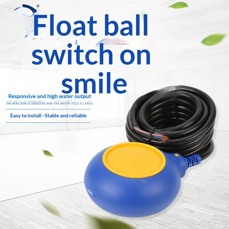 Plastic Float Ball Liquid Level Controller Water Level Switch Float Switch for Household Water Tank / Water Tower
Plastic Float Ball Liquid Level Controller Water Level Switch Float Switch for Household Water Tank / Water Tower
