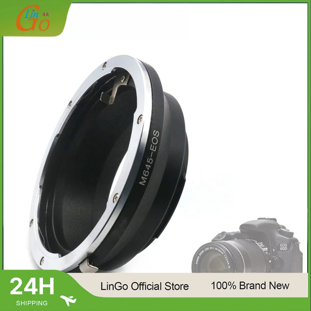 Lin Go Adapter Mount Ring For Mamiya 645 Lens To For EOS EF Camera AF Adapter Ring 5D 50D 550D
Lin Go Adapter Mount Ring For Mamiya 645 Lens To For EOS EF Camera AF Adapter Ring 5D 50D 550D