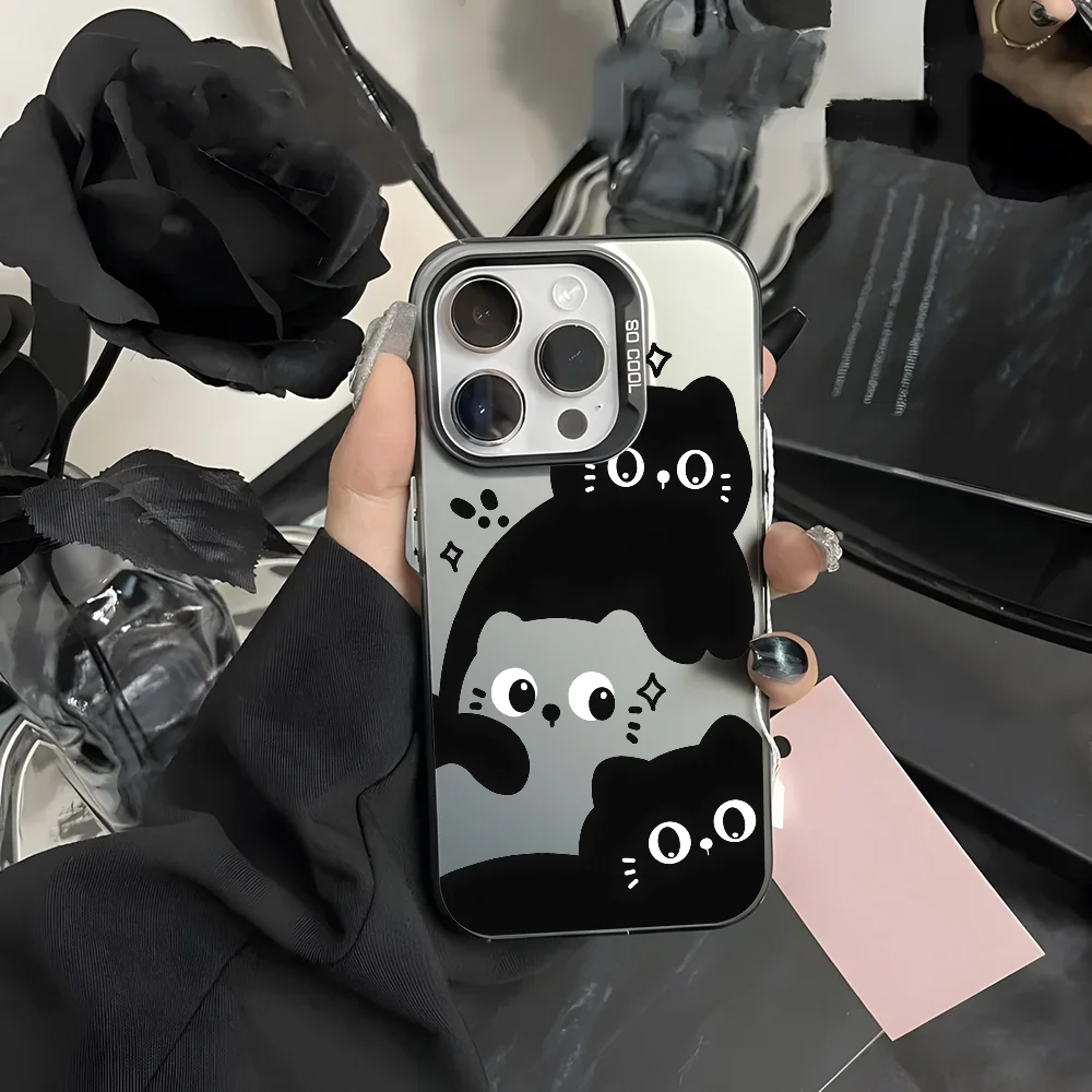 New Little Black Cat Cute Couple Phone Case For iPhone 16 15 14 13 12 11 Pro Max White Ultra-thin Soft Candy Abrazine Funda
New Little Black Cat Cute Couple Phone Case For iPhone 16 15 14 13 12 11 Pro Max White Ultra-thin Soft Candy Abrazine Funda