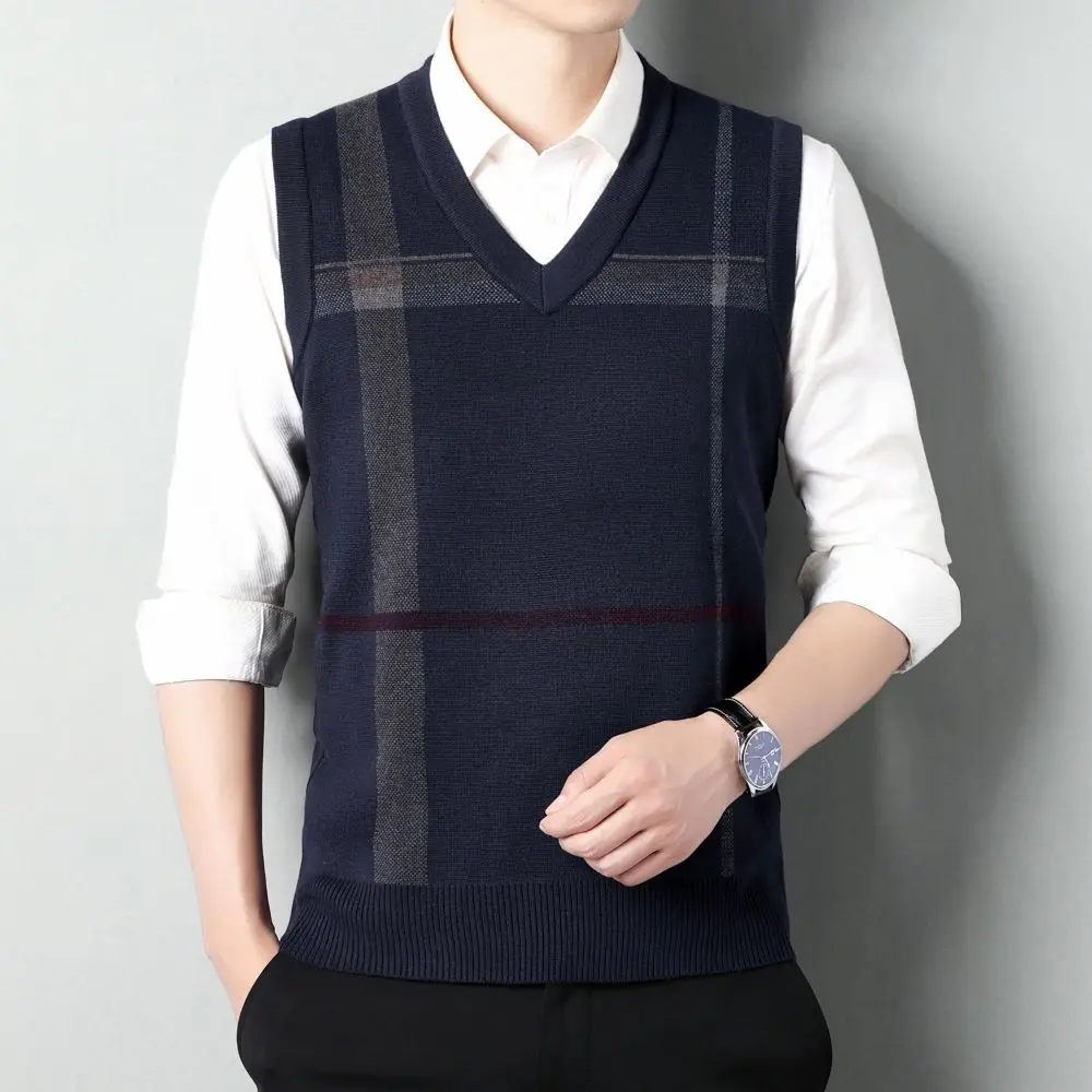 COODRONY Korean Version Loose Knit Vest Plaid Fashion V-neck Sleeveless Sweater 2023 New Men's Warm Comfortable Top W5649
COODRONY Korean Version Loose Knit Vest Plaid Fashion V-neck Sleeveless Sweater 2023 New Men's Warm Comfortable Top W5649