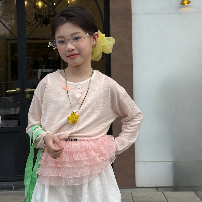 Girls' Yarn Skirt 2025 New Mesh Half Skirt Korean Version Children's Versatile Fluffy Short Soild Color
Girls' Yarn Skirt 2025 New Mesh Half Skirt Korean Version Children's Versatile Fluffy Short Soild Color