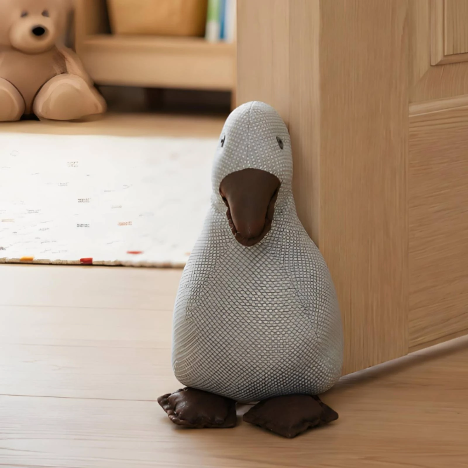 Polka Dot Duck Stopper Stitched Duck Door Stopper Stuffed Door Stop Textile Home Decor Soft Surface Safe
Polka Dot Duck Stopper Stitched Duck Door Stopper Stuffed Door Stop Textile Home Decor Soft Surface Safe